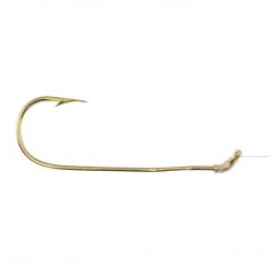 Bussing Tru-turn Snelled Bait Holder Gold Hooks #388G 5 Pack Terminal Tackle