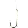 Big Rock Eagle Claw Model 127 Snelled Hooks Bronze Classic Aberdeen - 6 Pack